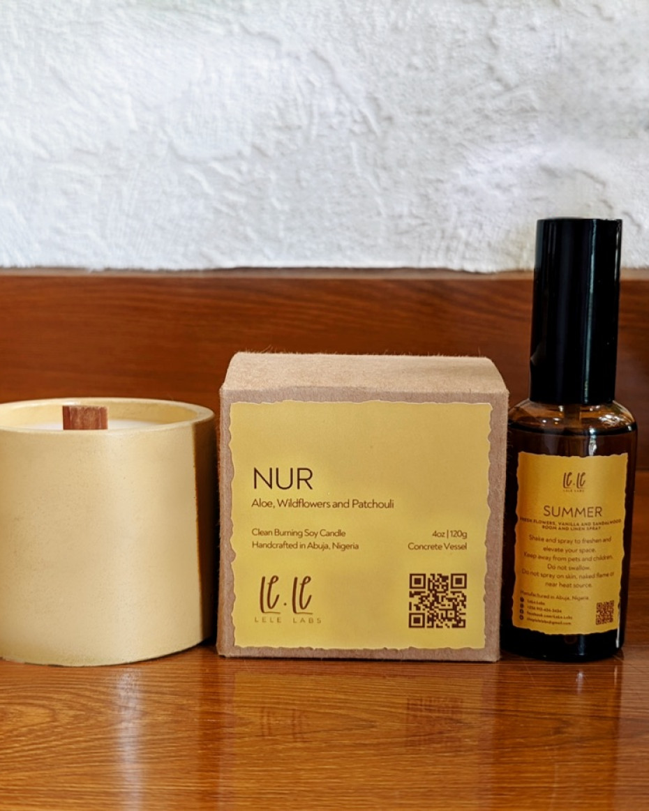 Mini Candle & Room Spray Set