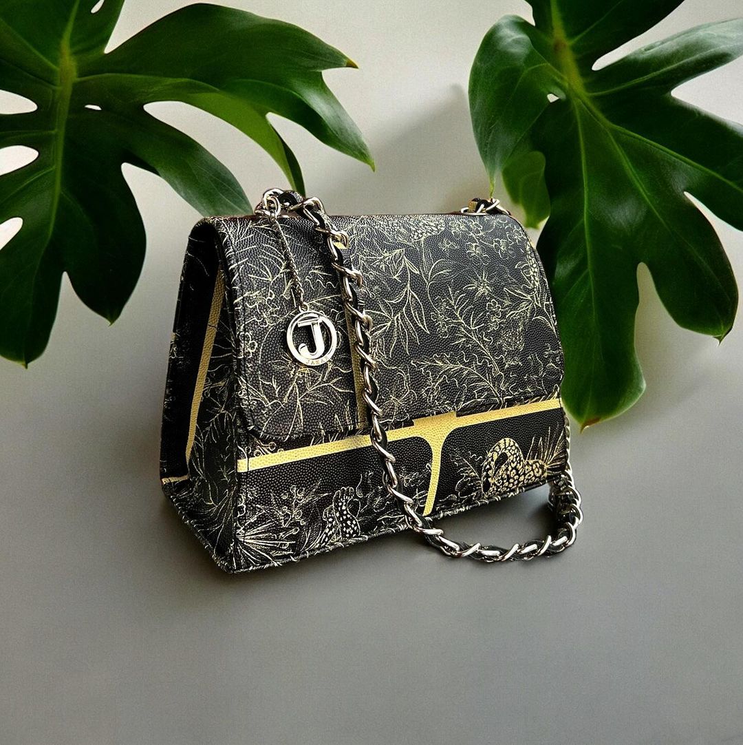 Shiny midi bag