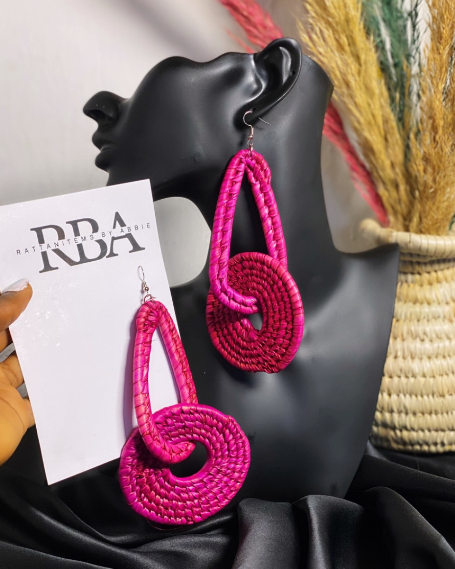 Rattan Earrings