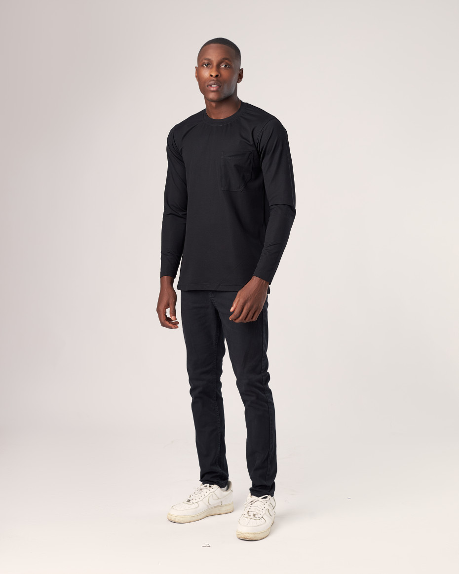 Long Sleeve Pocket T-shirt