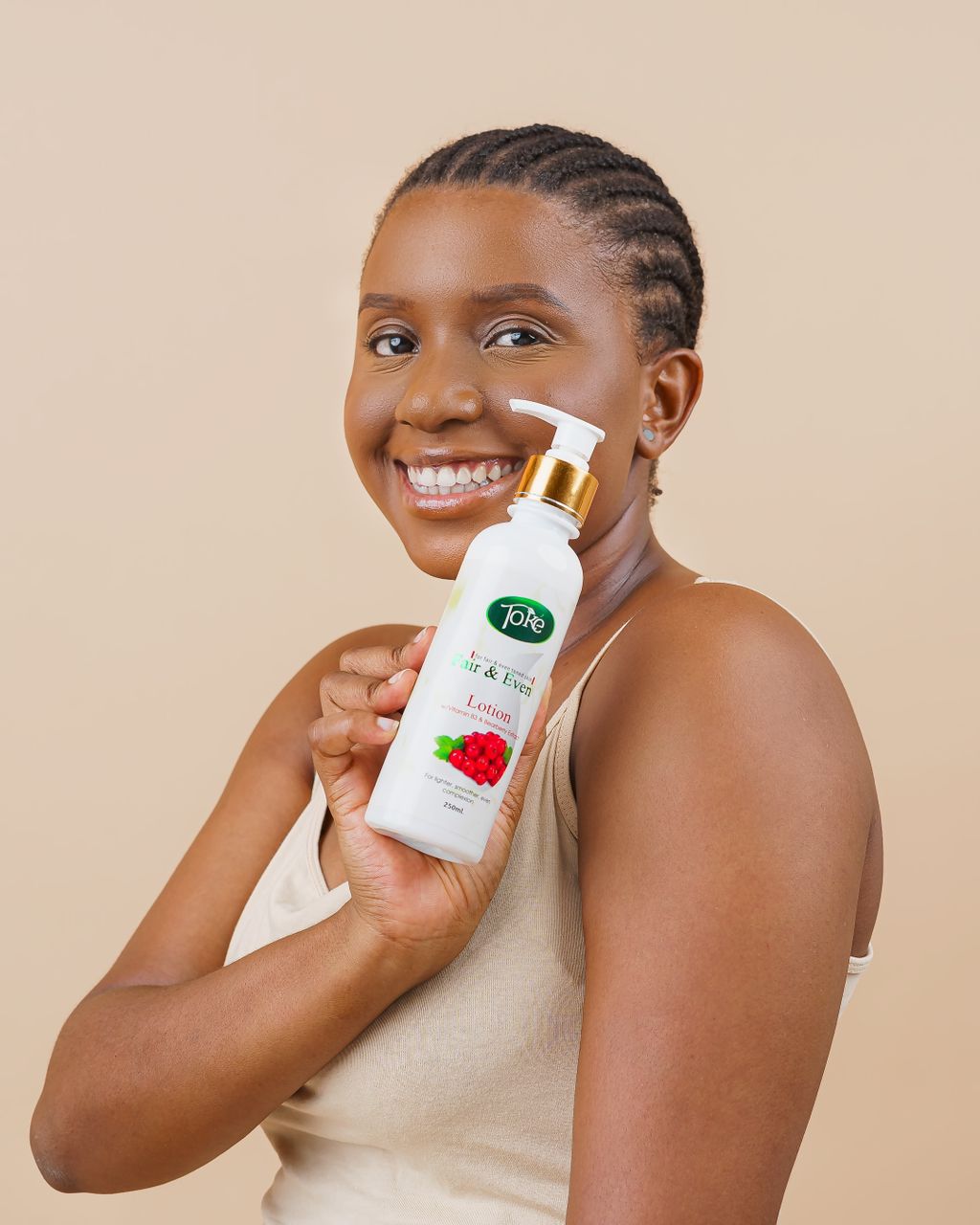 Toke Fair and Even Lotion with vitamin B3 and bearberry extract