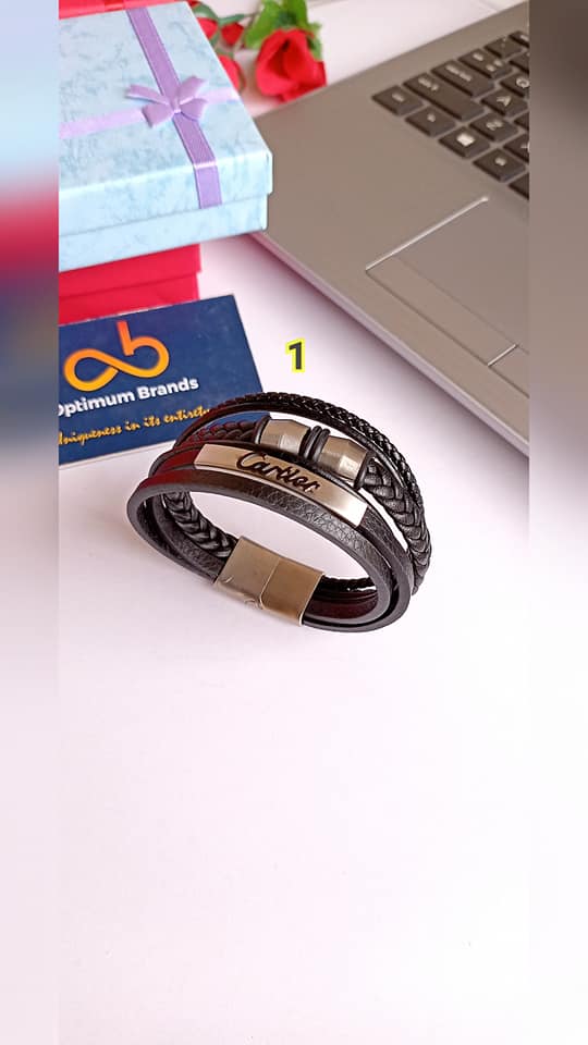 Multi-strapped leather Bracelet