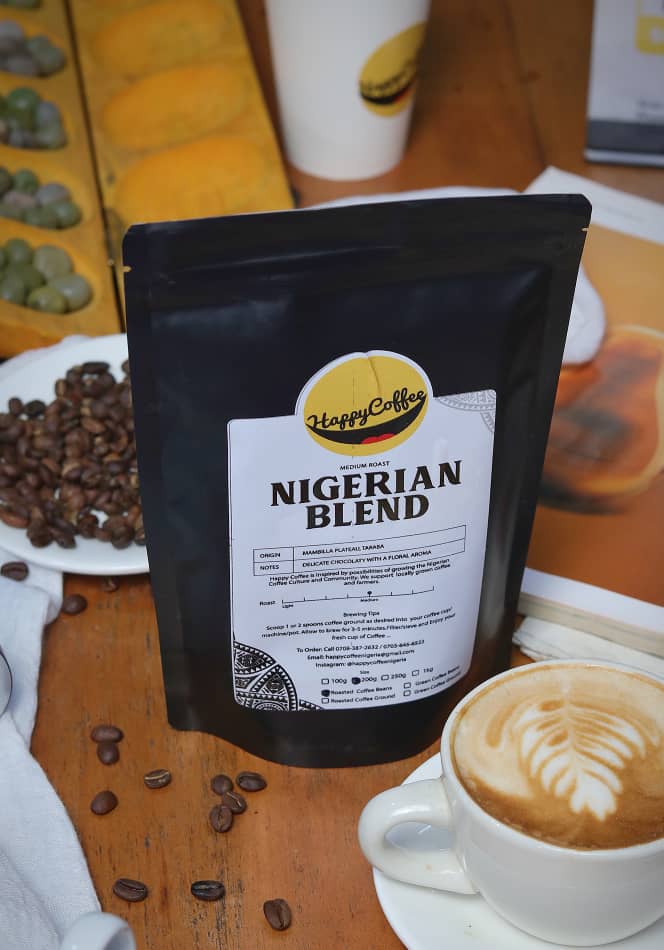 1kg Ground Dark Roast Nigerian Coffee