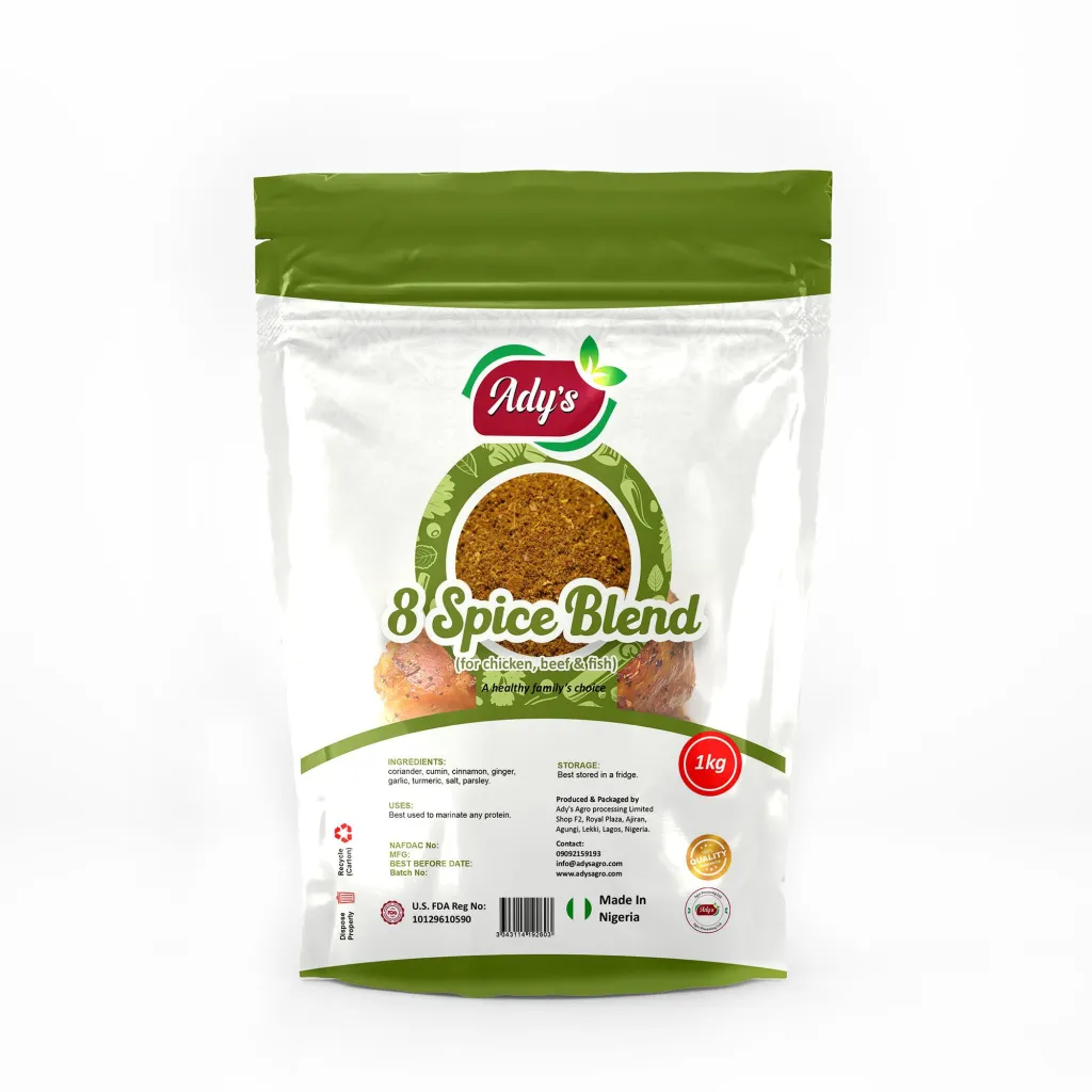 Ady’s 8 spice blend family pack 1kg