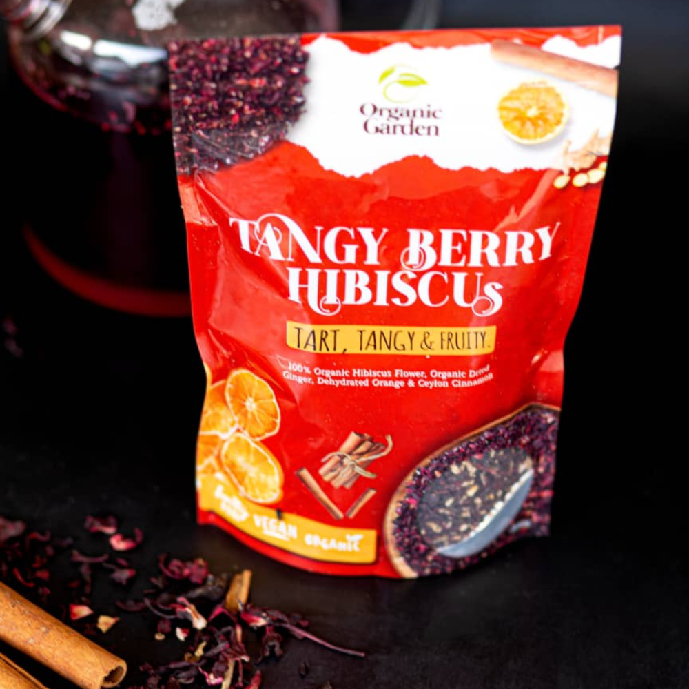 TANGY BERRY HIBISCUS TEA AND LOOSE LEAVES