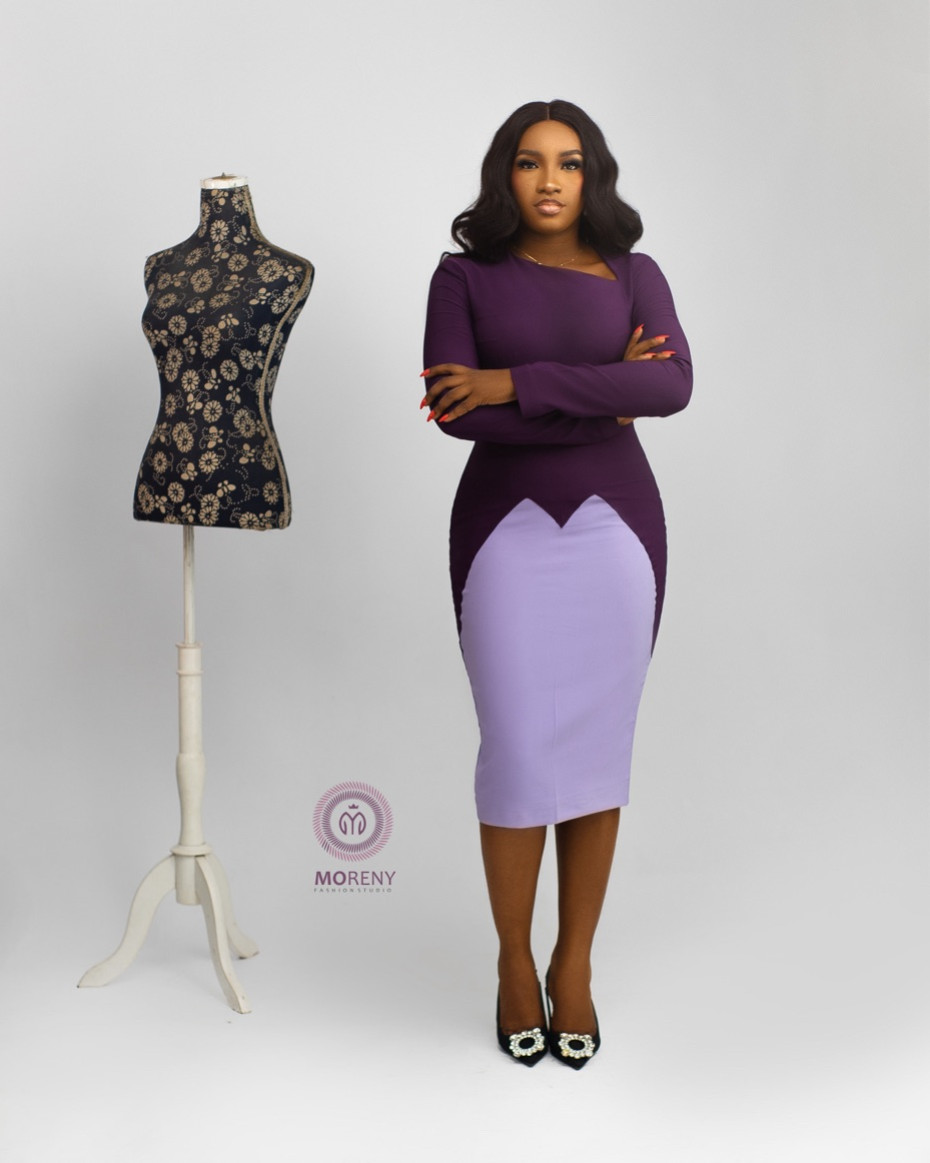Aurelia Contrast Dress