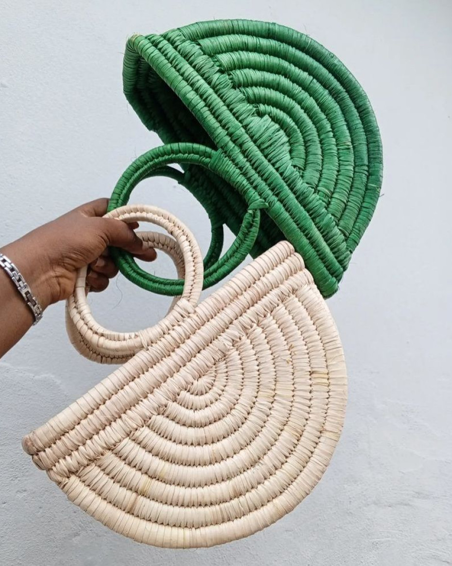 Half-moon Rattan Bags
