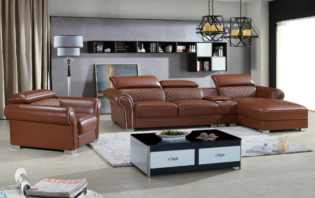 High leather quality sofa