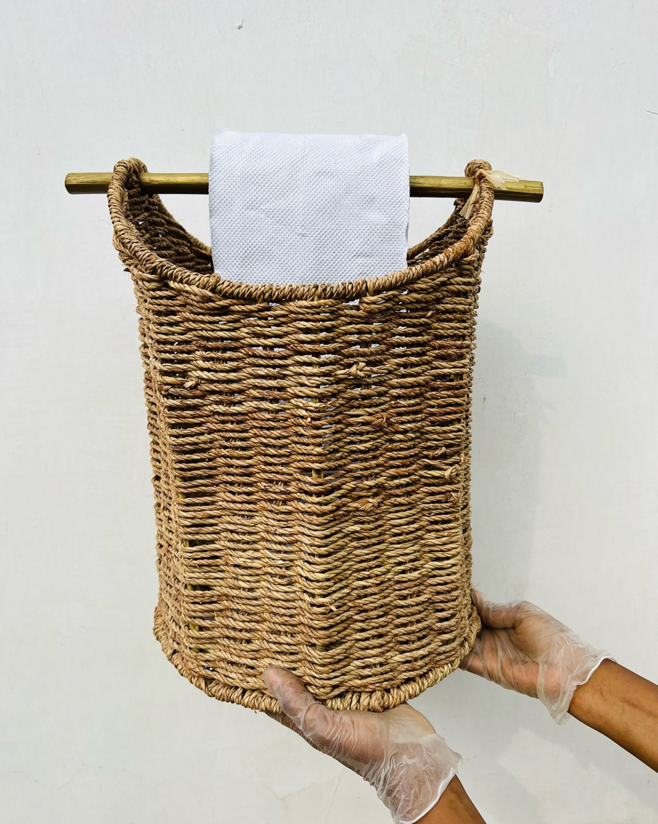 Max Toilet Paper Bathroom Storage Basket
